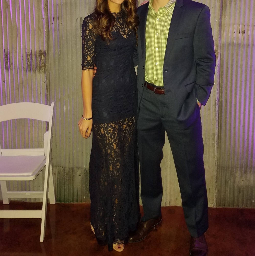 Lulu's Lace Maxi Dress